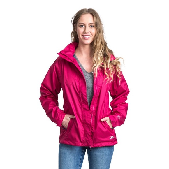 Trespass Pink Jacket Water-Resistant - Picture 1 of 9